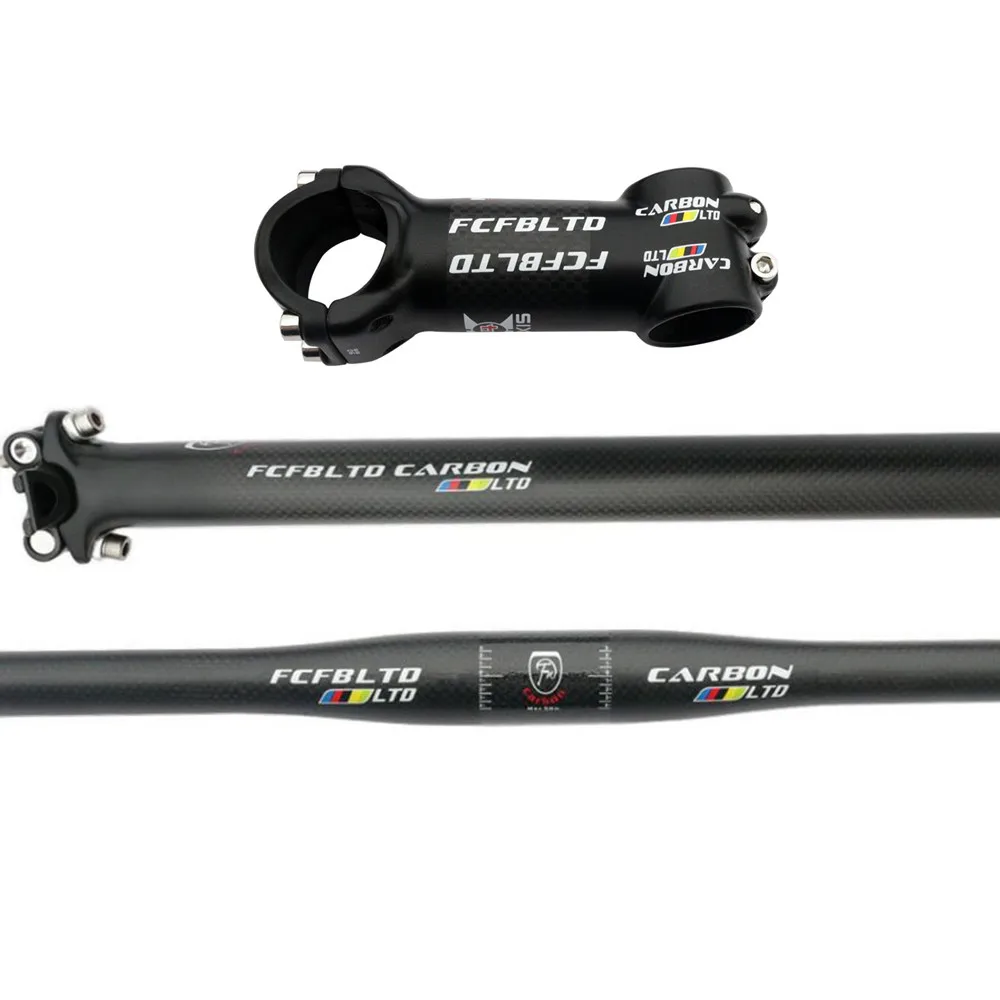 carbon MTB Bike Handlebar Bike Set Mountain Bike Handlebar & Stem & Carbon cycling Parts Bike Parts Set