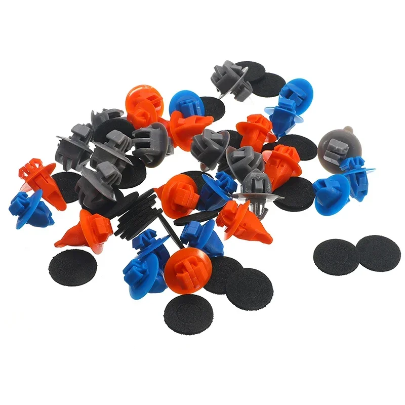 30/ 60Pcs/ Lot  Mixed Front Door Trim Panel Rivet Clips Fasteners For Toyota Prado 120 4Runner /FJ Cruiser Highlander RAV4