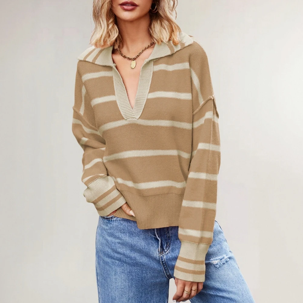 

Свитер с длинными рукавами и круглым вырезом в деловом стиле, облегающий дизайн, прямые рукава-трубы, украшение не требуется