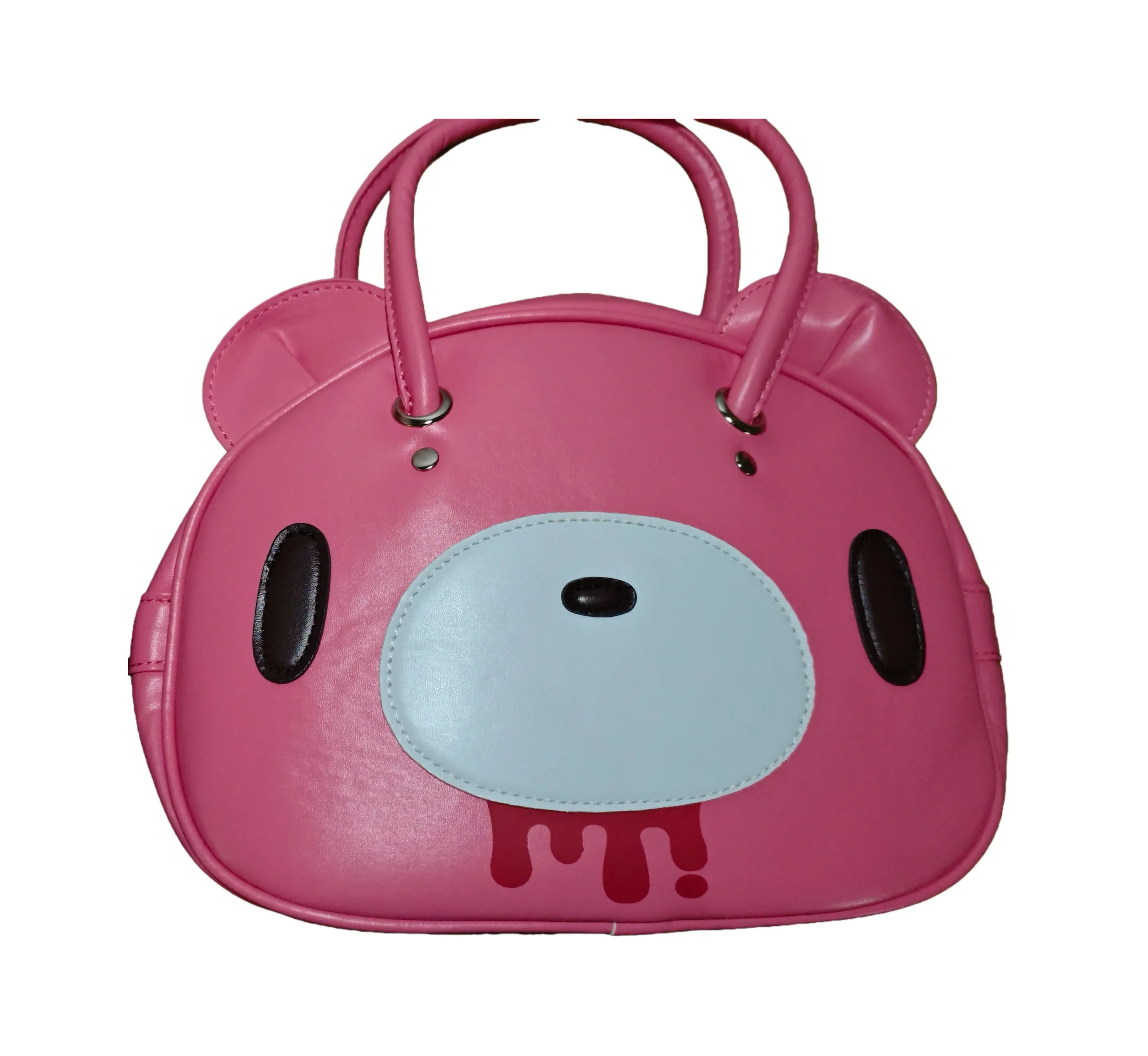 

Розовая сумка-ведмедик Blood Pink Bear: портативная, вместительная, на плечо, для косметики, подарок для девушки