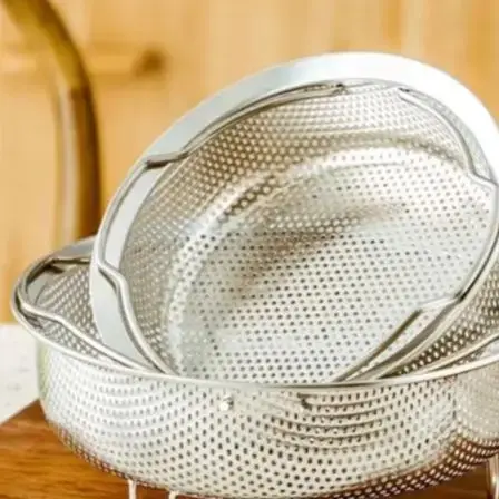 Cesta para vaporera S/M/L/XL, se adapta a la mayoría de ollas y ollas de arroz, aplicaciones de cocina, orificios de vapor densos, mango desmontable, 1 ud.