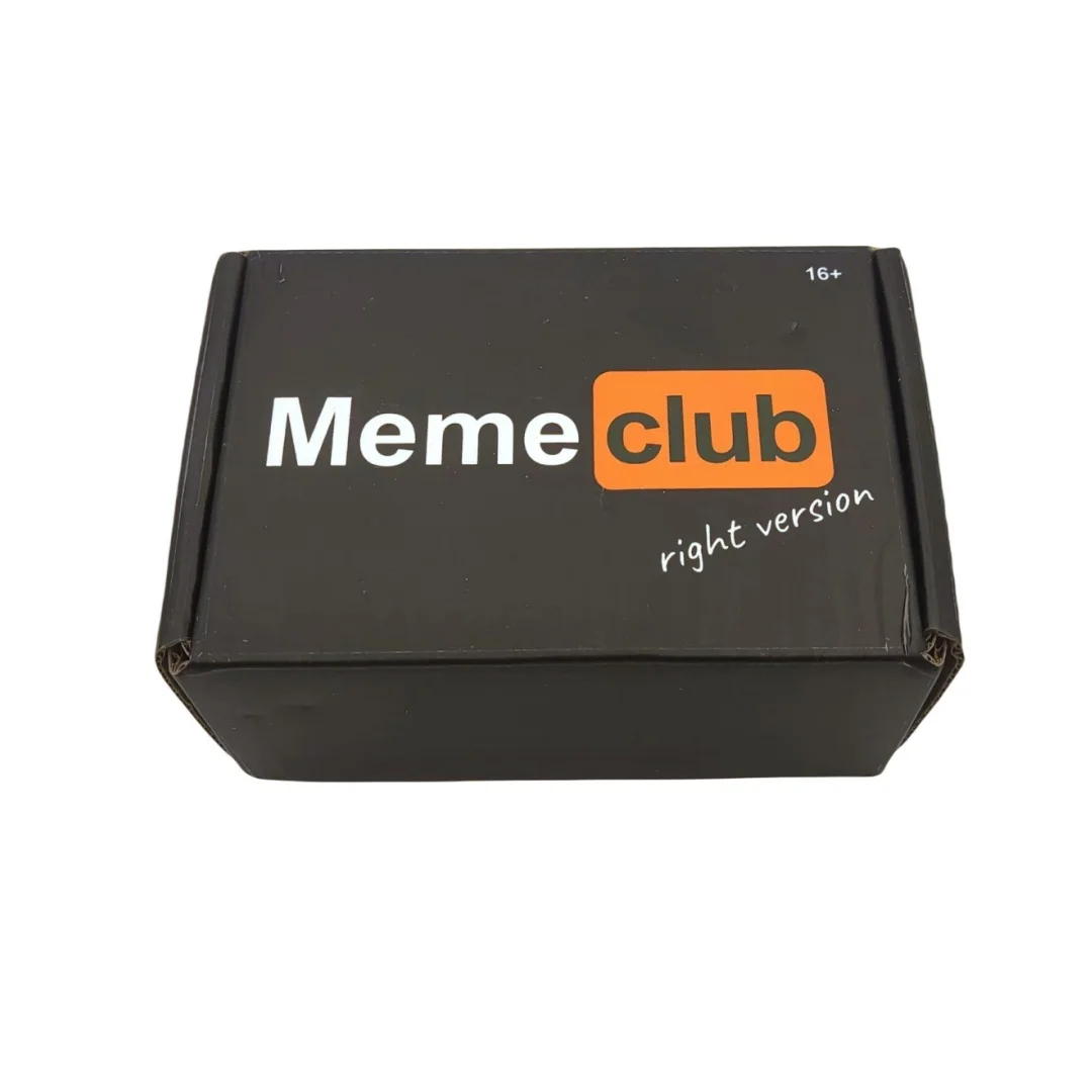 Meme Club, interaktives Tischspiel, Kartenspiel geeignet für Firmenpartys, Weihnachtsgeschenke.