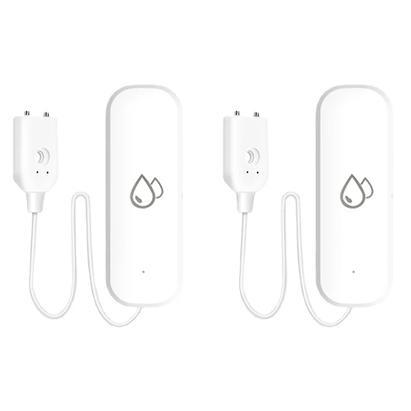 FORW-2X Tuya Rilevatore di sensori di perdite d'acqua Wifi Sensore di perdite d'acqua di inondazione Sistema di allarme di protezione domestica Controllo APP Smart Life