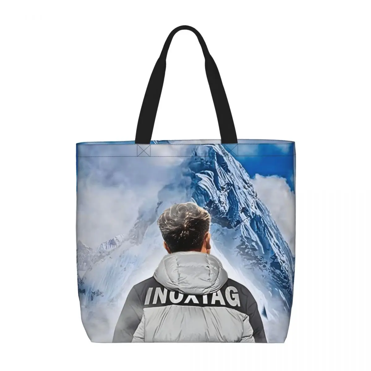 Inoxtag Everest - Inox กระเป๋าสะพายซิปความจุขนาดใหญ่กระเป๋าสะพายสตรี Casual หญิง Tote กระเป๋า