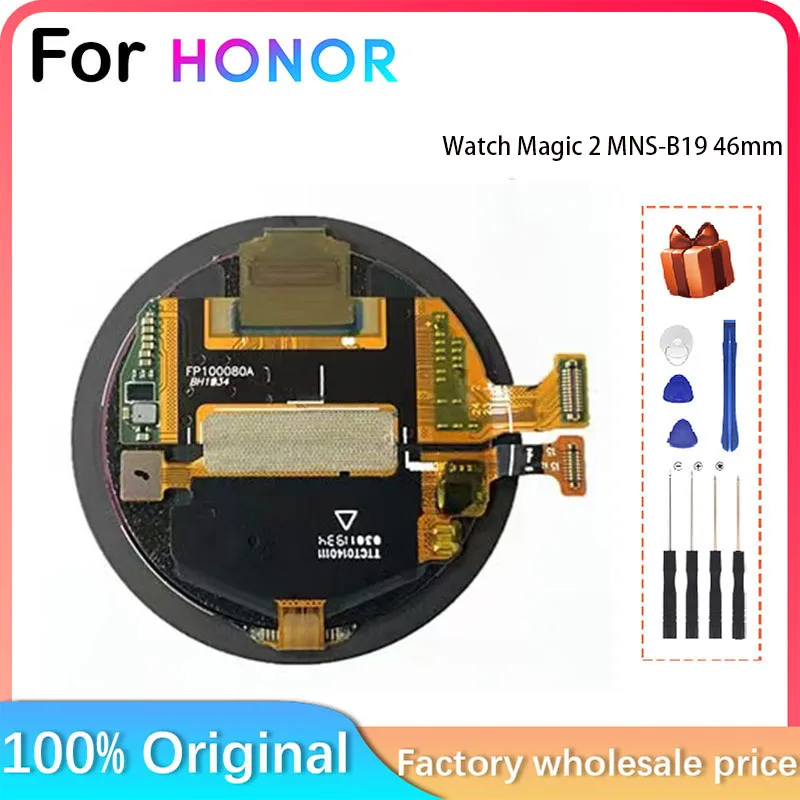 For Huawei Honor Magic 2 46mm  Smartwatch Edgeless Frame LCD Display Screen Parts Replacement for Repair