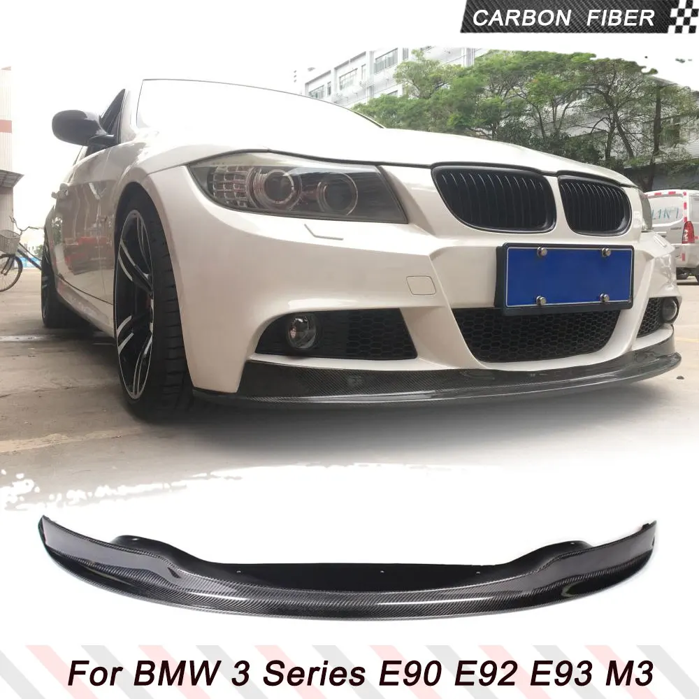 

Carbon Fiber/FRP Car Front Bumper Lip Spoiler Splitters for BMW E90 E92 E93 M3 Bumper 2008 - 2013 Front Body Kits Lip Spoiler