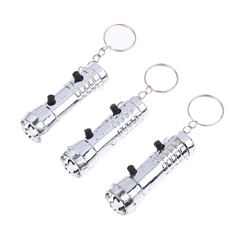 Mini LED Keychain LED Torch Light And UV Purple Flashlight Keyring Dual-purpose For Money Detector Mini Pocket Torches