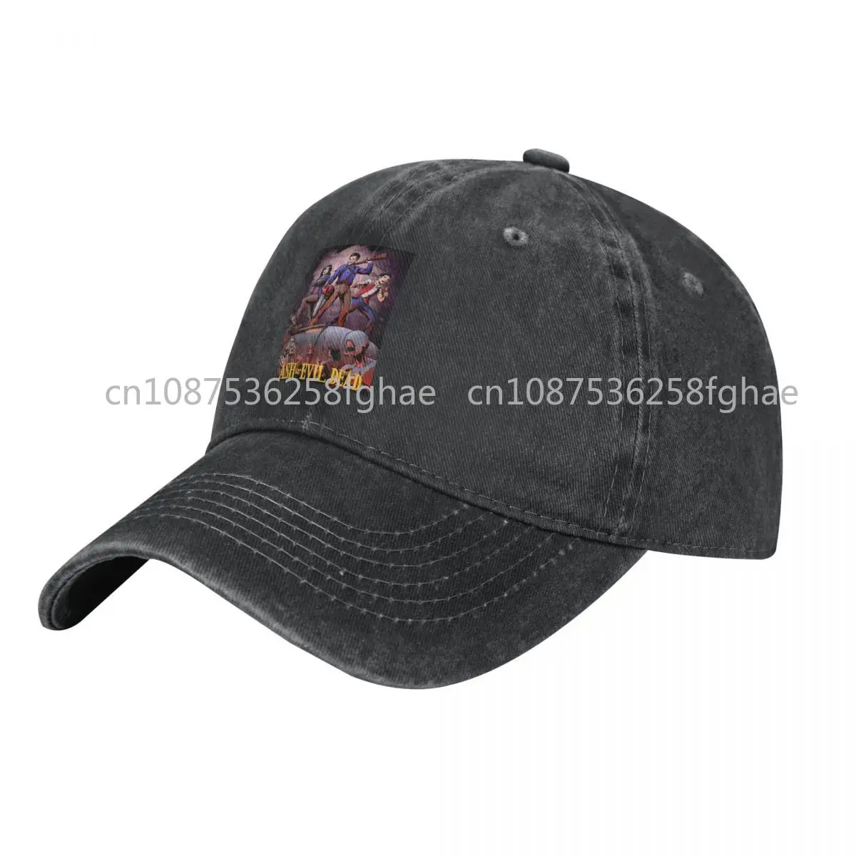 Gorra de béisbol Ash Vs Evil Dead Film para hombre, sombreros de algodón, sombrero ajustable, gorra informal de moda, sombrero de conductor de camión