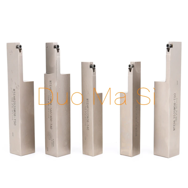 Imagem -06 - Grande Diâmetro Alongar Grooving Holder Mtehr2023k08 K10 Mtehr2525810 T40 T50 T65 Fd08 Fd10 Fd12 R0.6 Torno