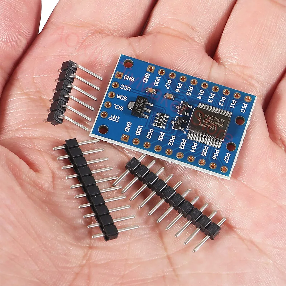 3pcs PCF8575 IO Expander Board Module I2C to 16IO IIC I2C I/O Extension Shield Module 16 bit SMBus I/O Ports for Arduino