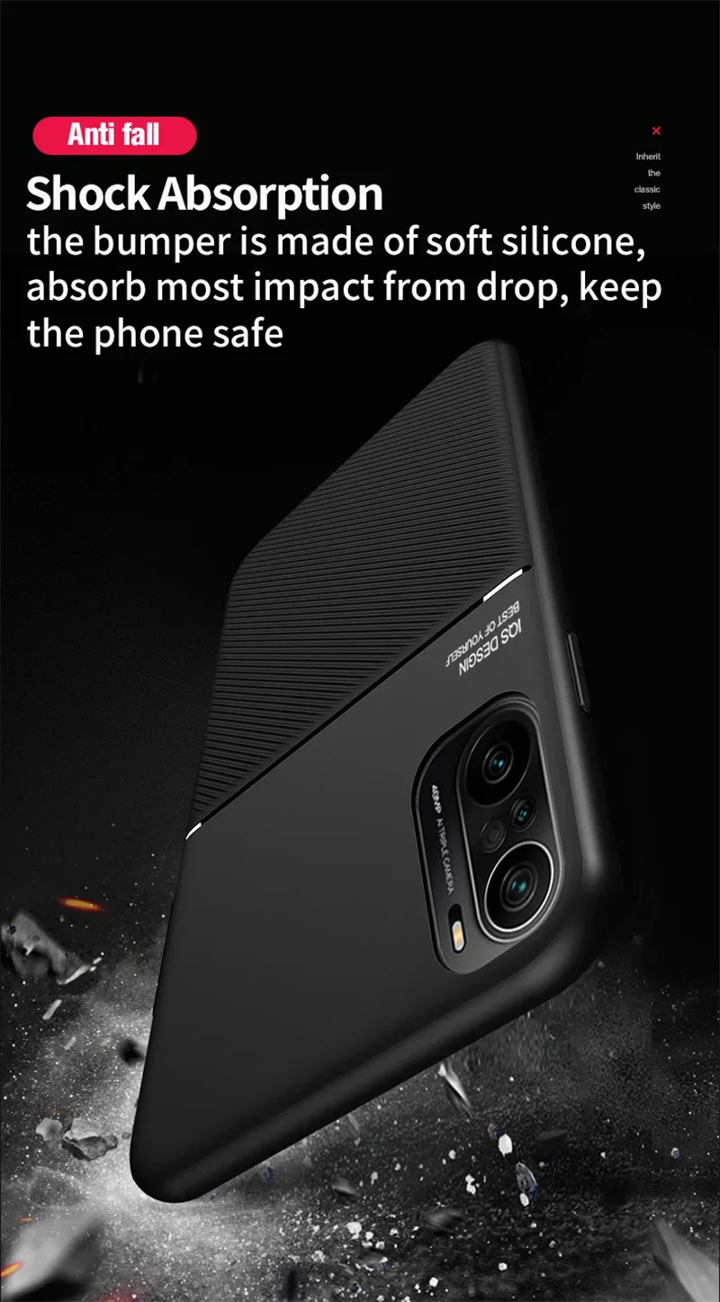 For Xiaomi Poco F3 Case Car Magnetic Holder Leather Plate Back Cover For Pocophone Little Poco F3 F 3 PocoF3 F3poco Phone Cases