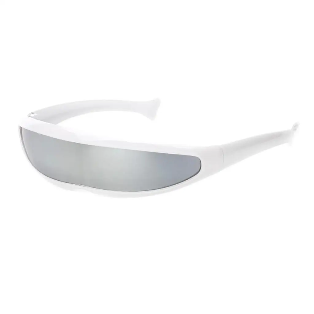 Mirrored Futuristic Sunglasses Party Funny Eyewear Glasses image 4