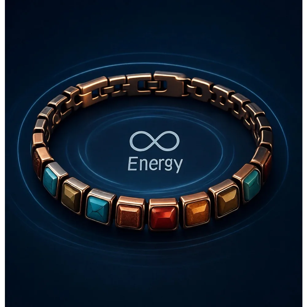 

Магнитный медный браслет для женщин, 3500 Гаусс, с двумя дополнительными звеньями