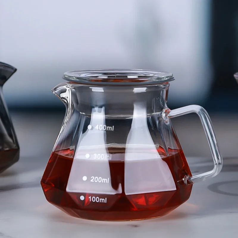 

Coffee Obsidian Diamond Hand-brewed Coffee Sharing Pot Filter Cup Cloud Hand-brewed Coffee Pot Set