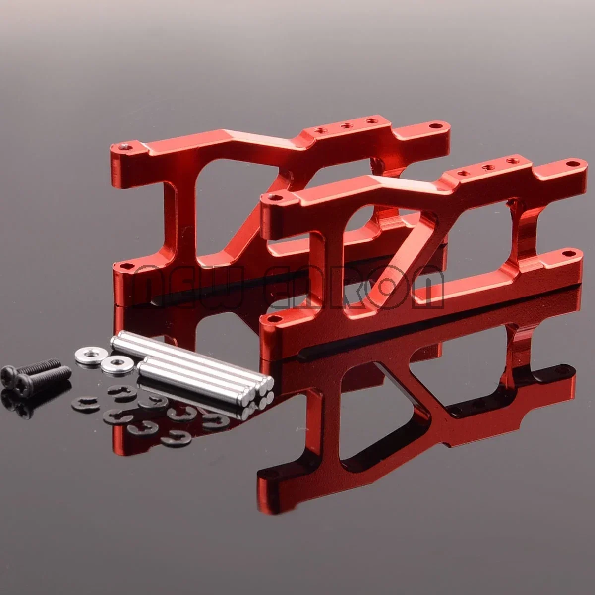 Brazo oscilante inferior trasero de aluminio para RC Wltoys, accesorios de coche, 2 piezas, L969, L979, L202, L212, L222, K959, L959