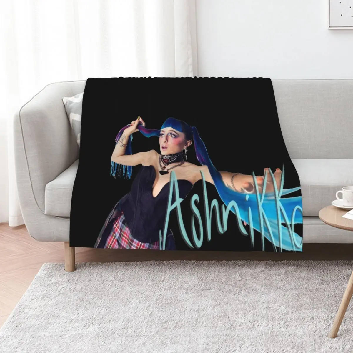 

Ashnikko Demidevil Throw Blanket Blankets For Sofas For Baby christmas gifts Soft Beds Blankets