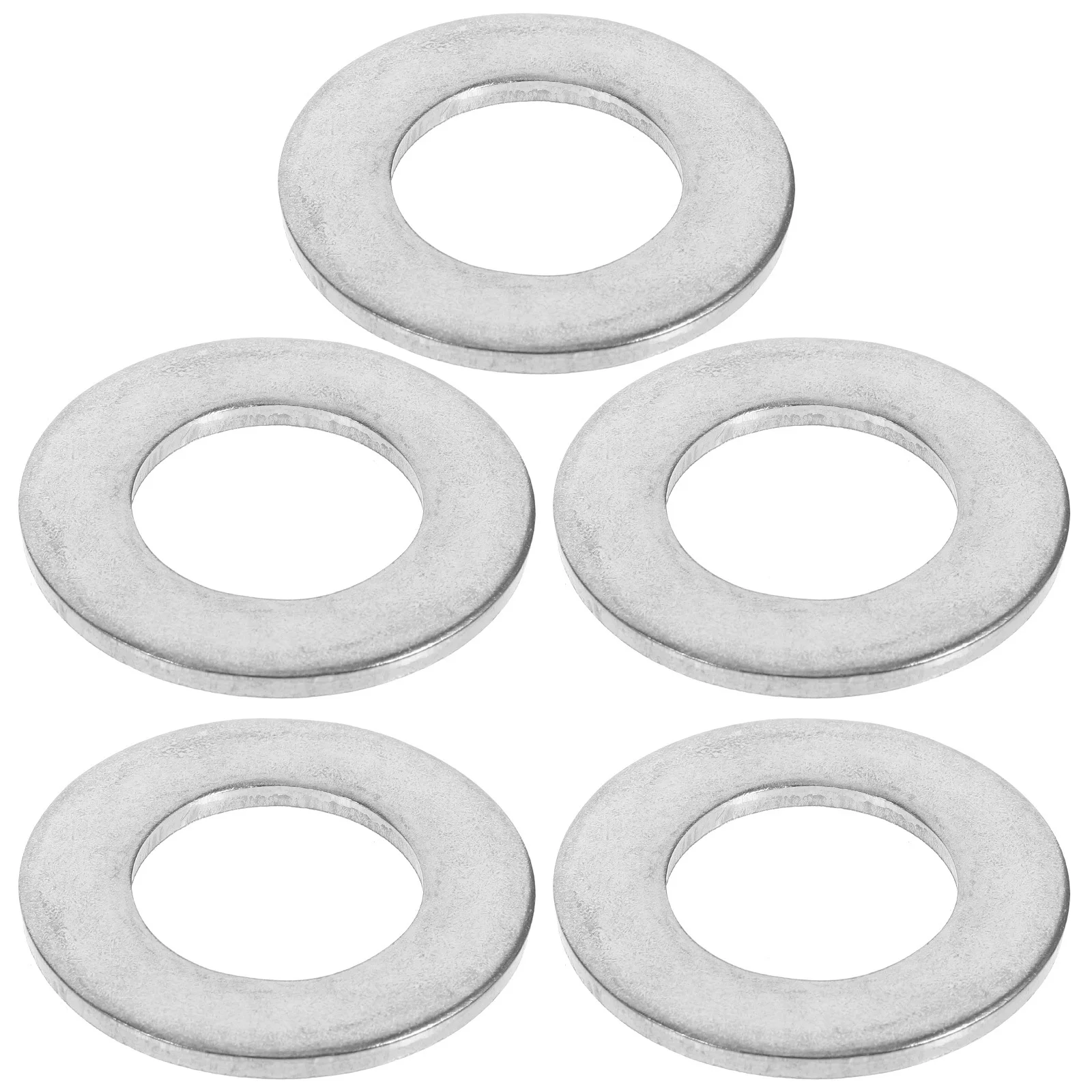 

5Pcs Stainless Steel Flat Washers Precision Metal Washers for General Repair Sturdy Flat Gaskets Replacement Kit for Automotive