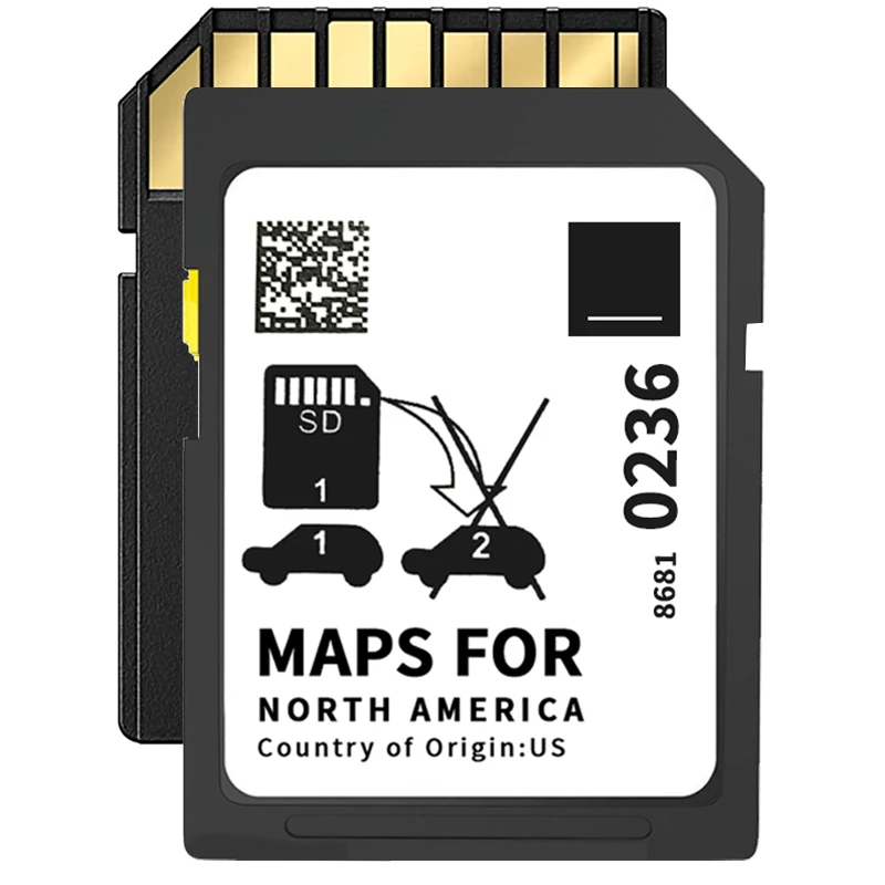 2023 Latest Version 86810236 GPS Navigation Map SD Card Car Chevrolet/Buick/Cadillac/GMC GPS Navigator SD Card North America Map