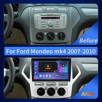 適用於福特蒙迪歐mk4(2006-2010)的9.7吋安卓14系統車用收音機多媒體視訊播放器導航立體聲藍牙WiFi立體聲GPS 8 最佳銷售 雙DIN福特蒙迪歐 - №4