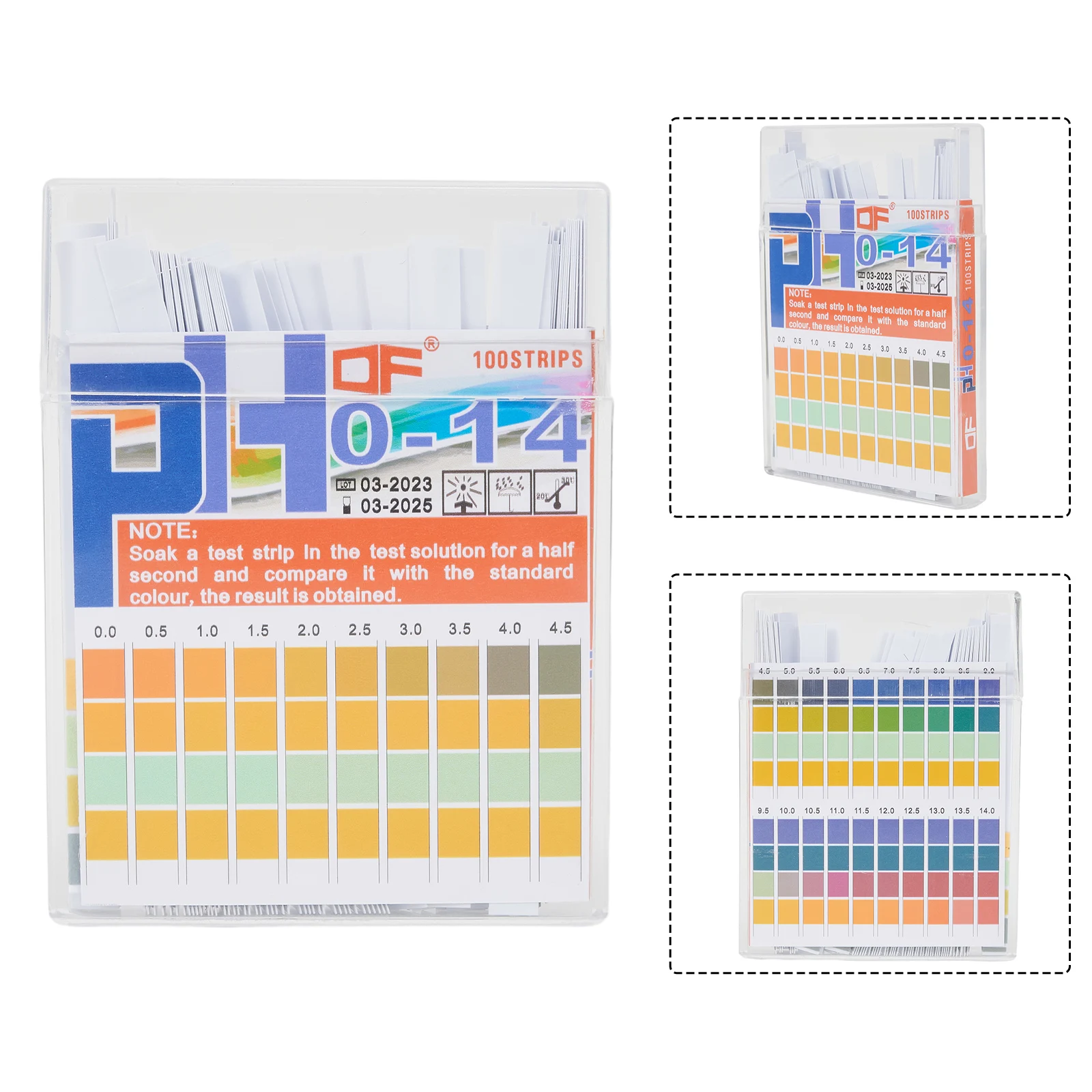 Water Cosmetics Soil Strips Test Paper Testing Strips Water PH Test Strips Strips Test Paper Strips Test Paper