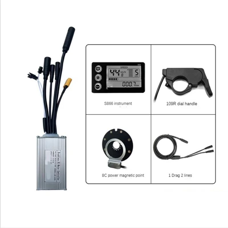 نظام تحكم CMHI 17A معدن + بلاستيك 17A وحدة تحكم لمحرك 24 فولت/36 فولت/48 فولت 250 وات/350 وات S866 مع مجموعة صغيرة لوحدة تحكم عالمية #3