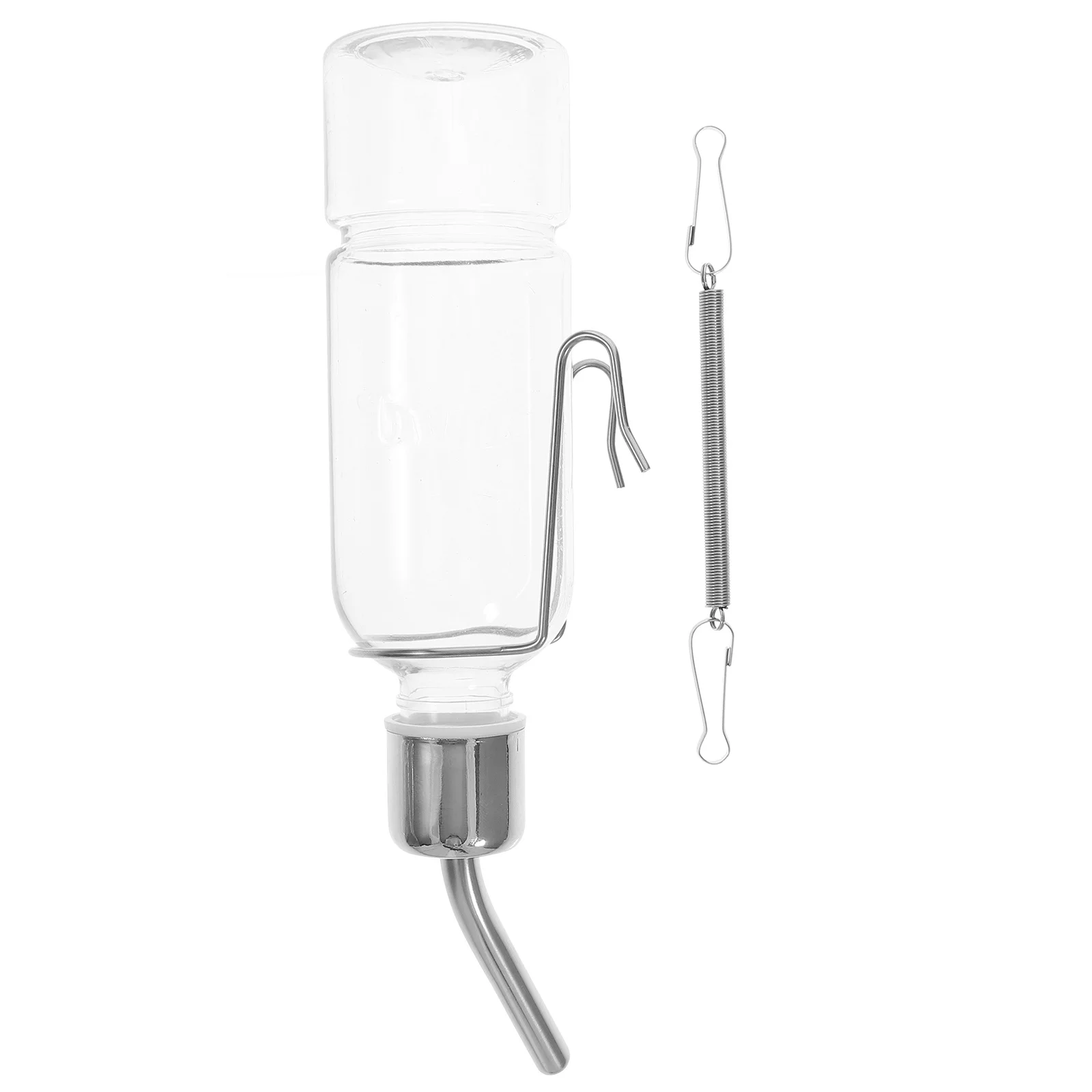 

2Pcs Pet Water Dispenser Vertical Design Easy Install No Leakage Rolling Ball Control for Rabbit Guinea Pig Hamster Chinchilla