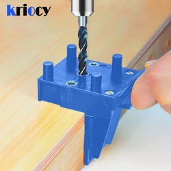 Wood Tools Wood Doweling Jig Hand Tool Sets Handheld Carpentry Tools 6/8/10mm Drill Bit Hole Puncher For Woodworking Dowel Joint