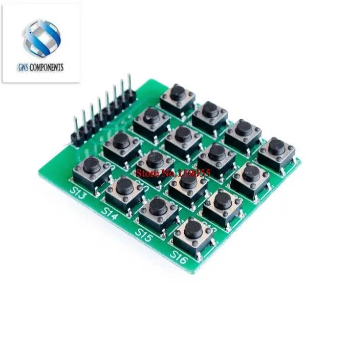 4x4 Matrix 16 Keypad Keyboard Module 16 Button Mcu