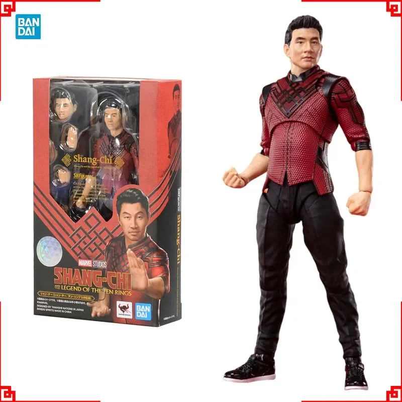

Bandai Shang-Chi and the Legend of the Ten Rings Anime Figure SHF Shang-Chi Action Figure High Poseability Toys For Boys Gift