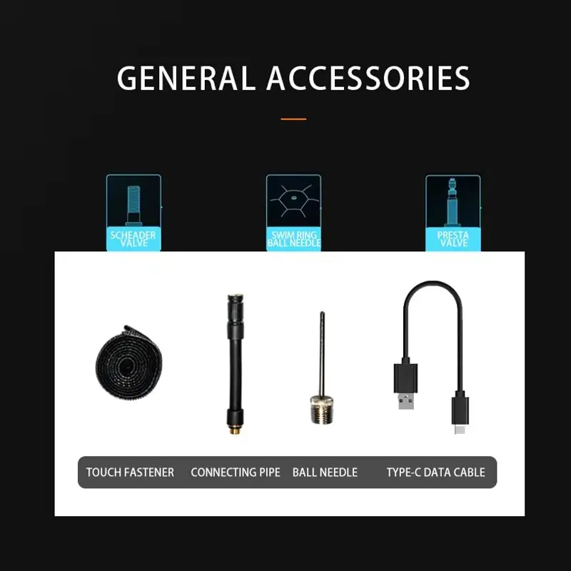 ضاغط هواء صغير 12 فولت 120 رطل لكل بوصة مربعة مضخة هواء كهربائية محمولة للسيارة والدراجة تضخيم الإطارات أثناء التنقل