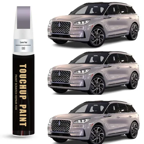Car Touch Up Paint(Ceramic Pearl(GS)) for LINCOLN Car Paint Scratch Repair Kit, Quick & Easy Solution to Repair