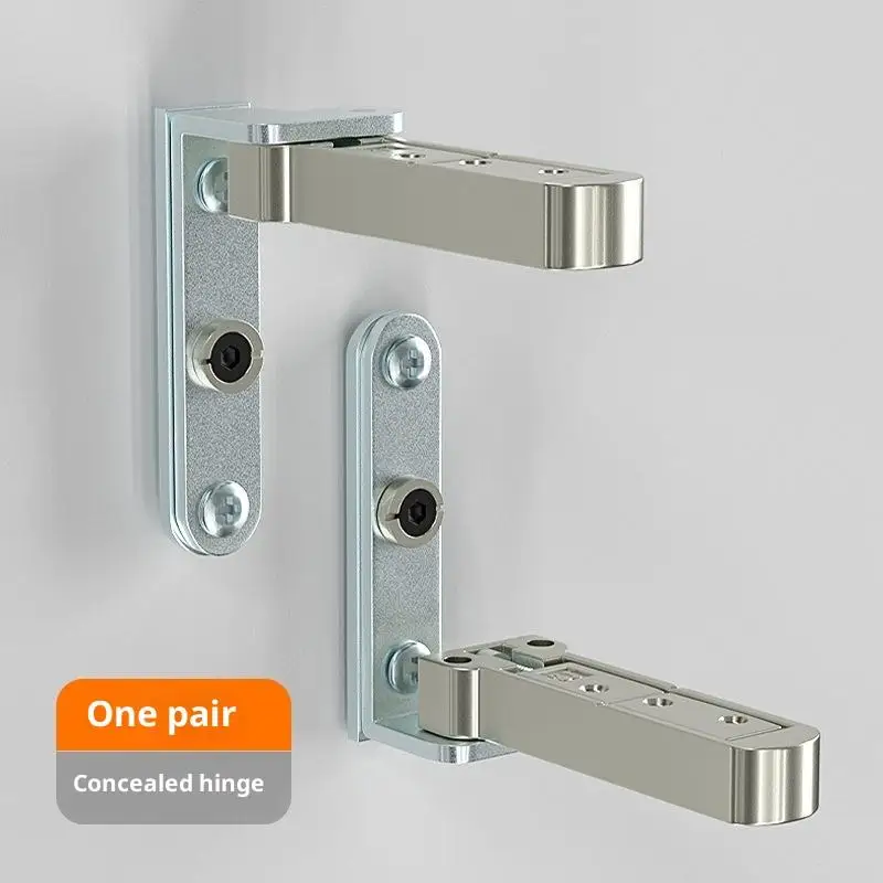 Cerniere nascoste da 2 pezzi per porte Cerniera mondiale invisibile girevole regolabile 3D Cerniera per porta in lega di zinco Ferramenta per mobili