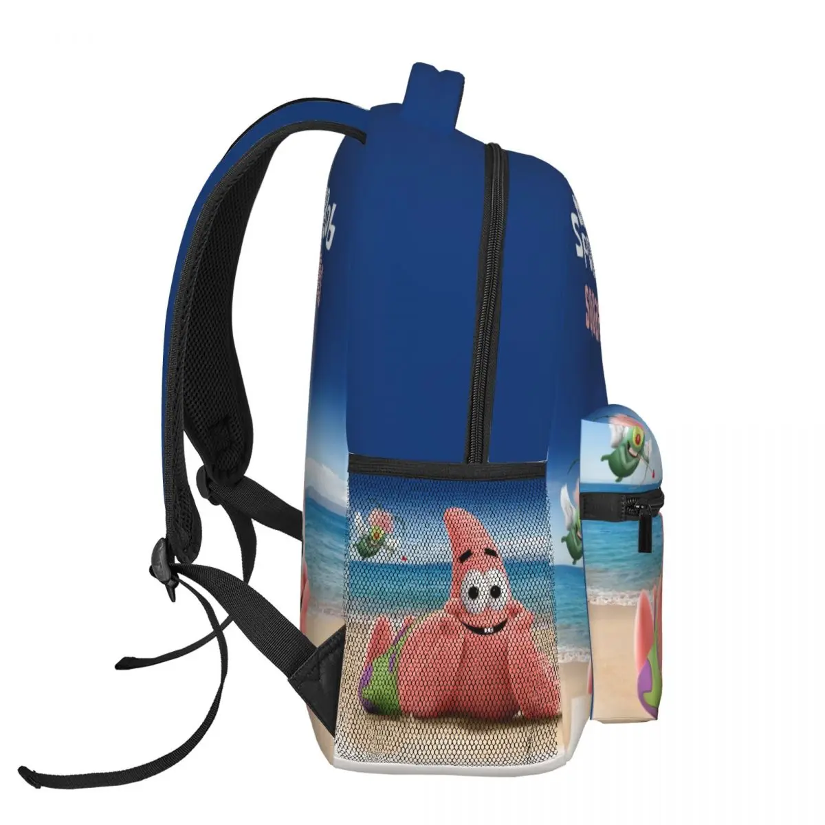 SpongeBob neue modische Muster Schult asche drucken leichten Rucksack 17 Zoll