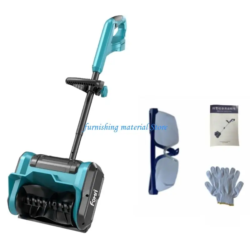 Y5GD Battery Snow Blower with Batteries & Chargers,Electric Snow Blower, Household Hand-cranked Lithium Batterys Snow Shovel