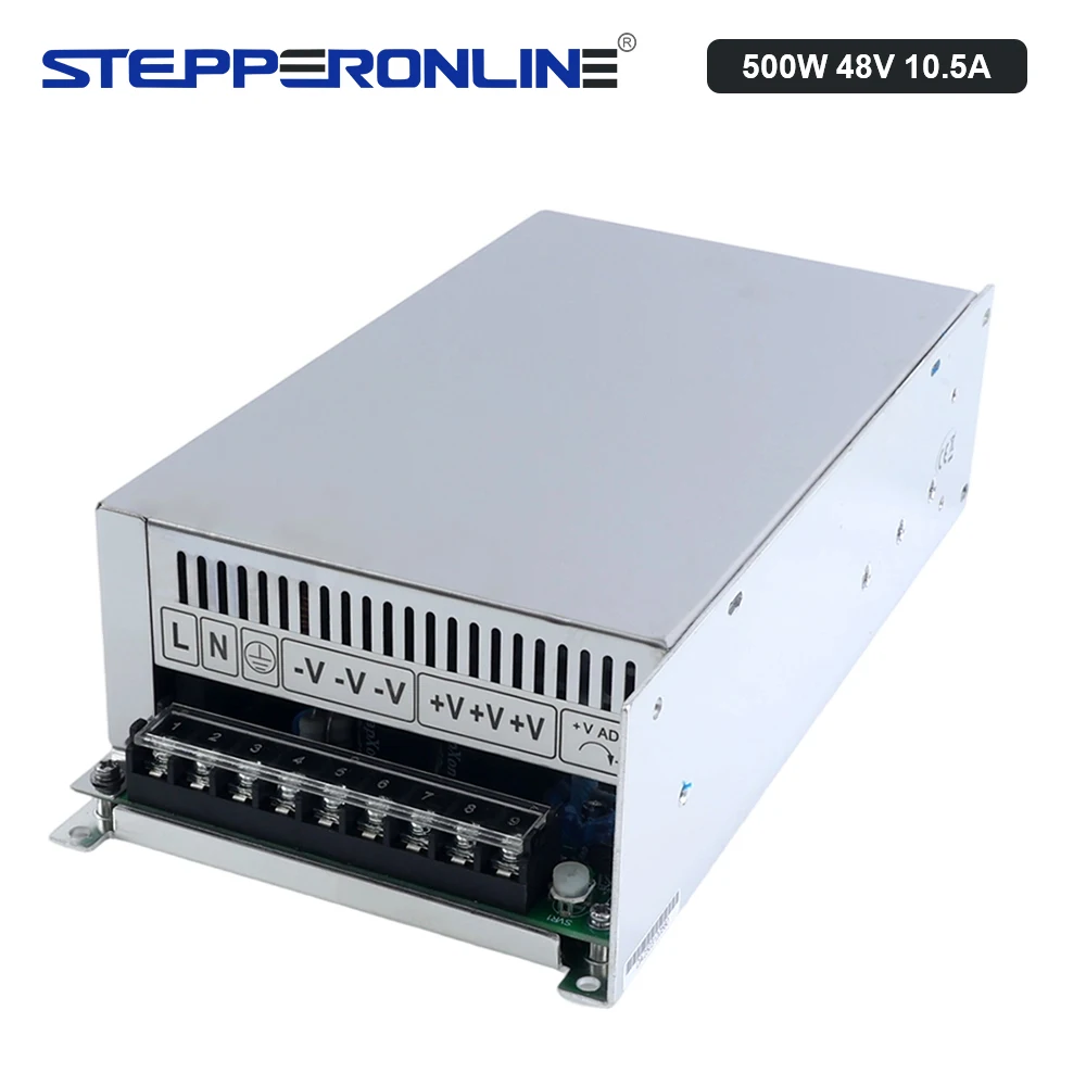 

STEPPERONLINE Импульсный источник питания постоянного тока 500 Вт 48 В 36 В 10,5 А 14 А 115/230 В Трансформатор источника питания переменного тока в постоянный ток