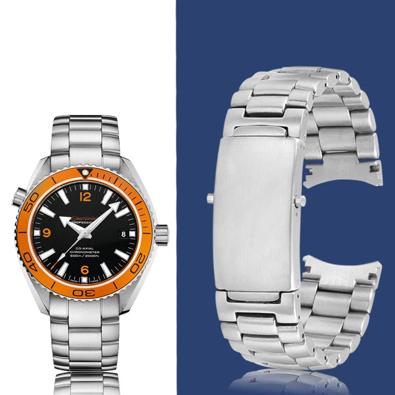 Watch Band Stainless Steel Strap for Omega 007 Seamaster Planet Ocean 300m Sportss watchband Accessories 18mm 20mm 22mm
