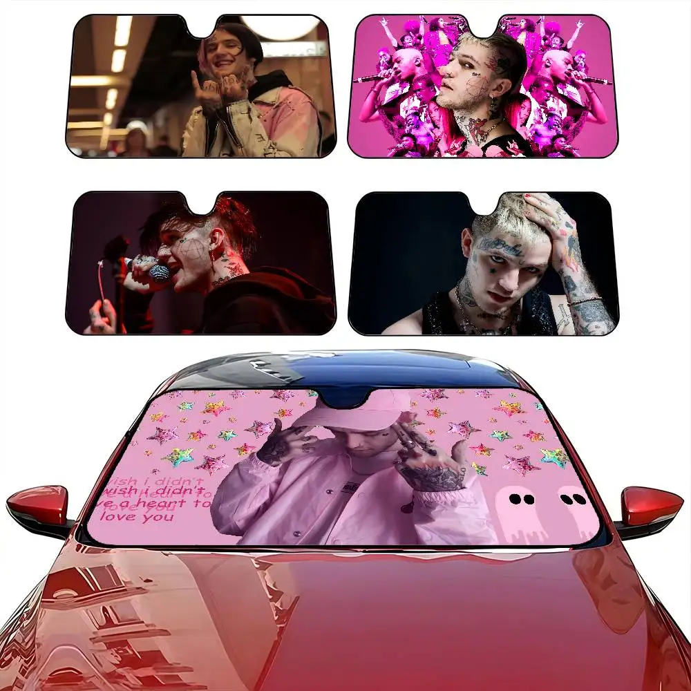 

L-Lil P-Peep мультяшный автомобильный солнцезащитный козырек на переднее окно, лобовое стекло, солнцезащитный козырек, автомобильный козырек, аксессуары для интерьера