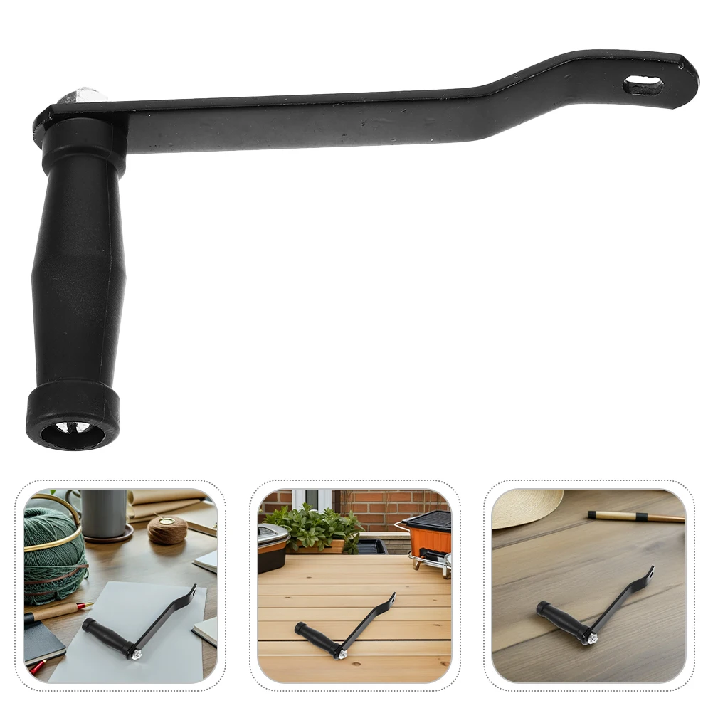 

2Pcs Ergonomic Crank Handle Boat Trailer Winch Handle Iron Material Winch Handle Lightweight Handle Boat Trailer Accessories