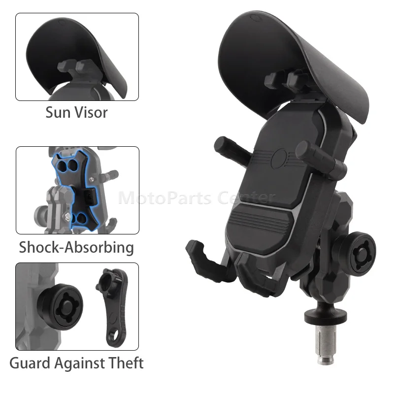 Phone Mount Phone Holder for BMW S1000RR HP4 YAMAHA YZF-R1 R1M R6 aprilia RS660 RSV4 SUZUKI GSXR1000R/600/700 HONDA CBR600RR