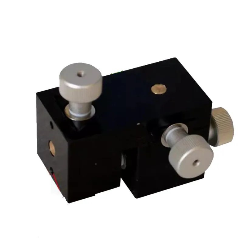 Optical probe positioner with dovetail base (XYZ adjustment, 13mm stroke) - Precision 3-axis manual micro-translation stage