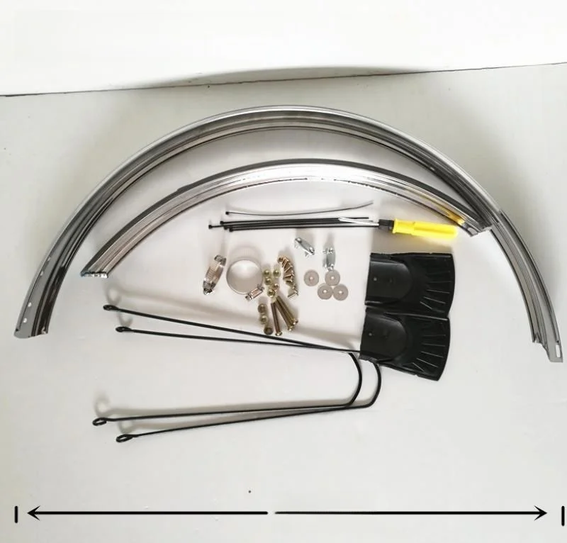 

Full Coverage Extended Rear Muuard for 26 Inch Mountain Bike Rainproof Bicycle Accories Mud Removal Gaet Mountain Bike