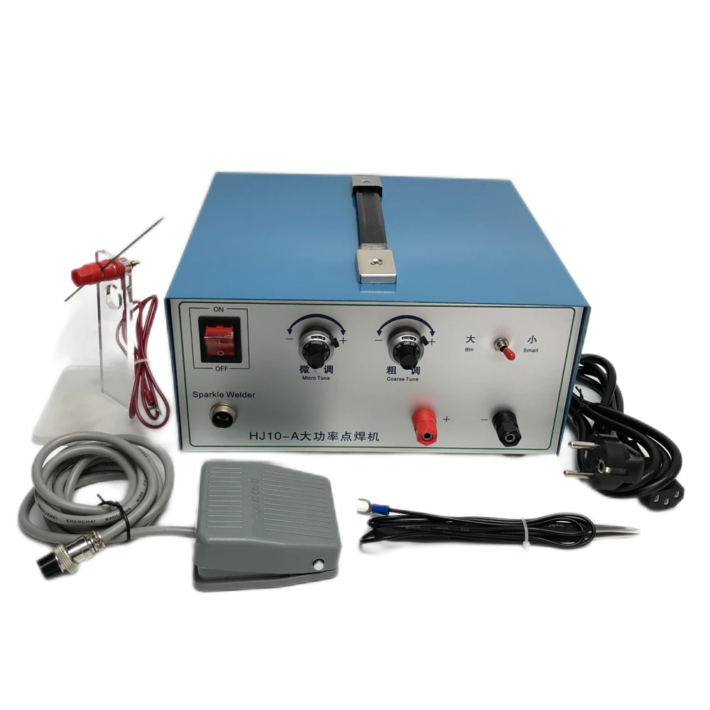 

80A Handheld Pulse Spot Laser Welding Machine 500W 220V 110V Jewelry Welder Tool Big Power Butt Gold Silver Copper