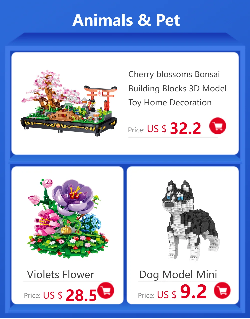 Dackel Hund Modell Micro Mini Bausteine Set Pädagogische Erholung Spielzeug Pet Liebhaber Geschenk Dekoration Ziegel Party Geschenk – Detail 12