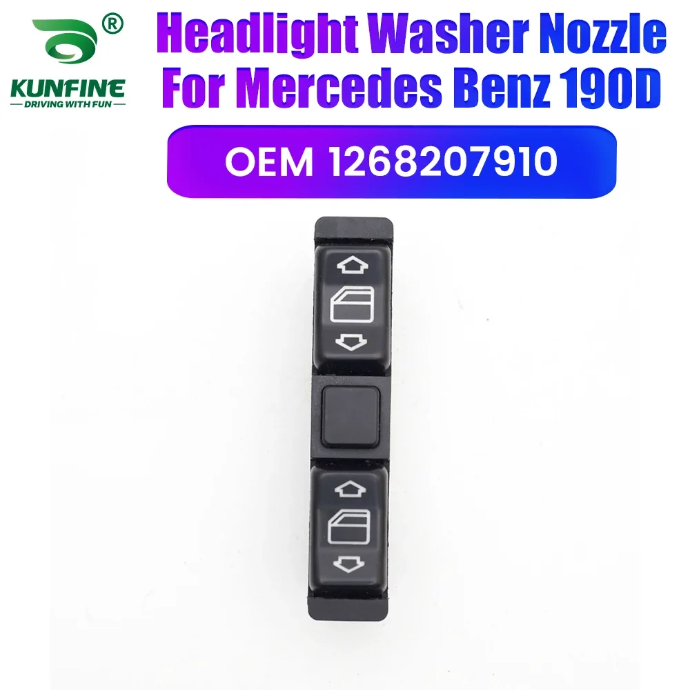 

Car Window Switch Button Front Left Power Master Control For Mercedes Benz 190D 190E 1984-1993 Part NO. 1268207910