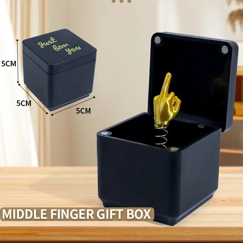 

Готовая в использовании всплывающая розыгрыш, подарочная коробка на средний палец, игрушка, роза, сердце, подарочная коробка, забавный призрак, подарочная коробка-сюрприз, пародия, средний палец