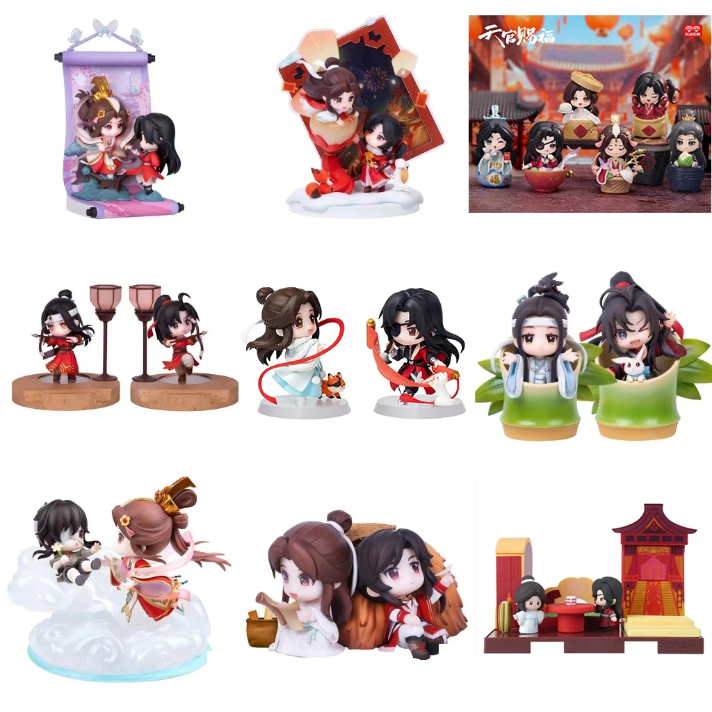 Official TGCF Tian Guan Ci Fu Official Original Hua Cheng Xie Lian PVC Figure Doll Toy Display Gift