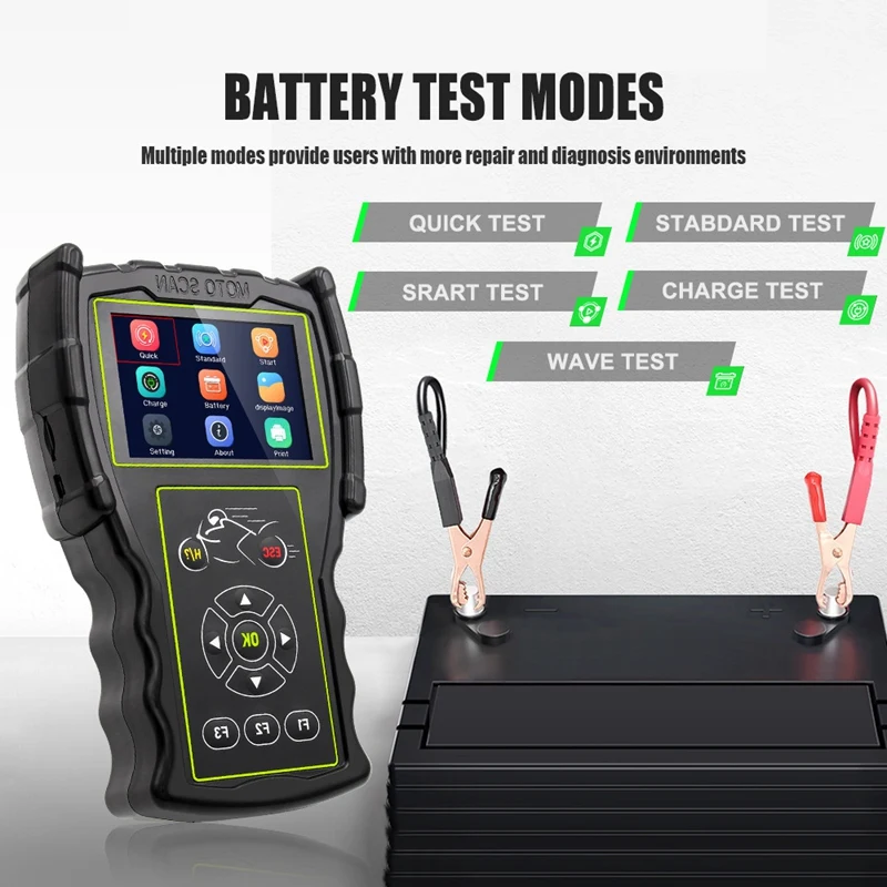 

2022 M100 Pro D87 D88 Function Motorcycle Diagnostic Tool Muti-language 12V Battery Tester Full Version Motorcycle scanner