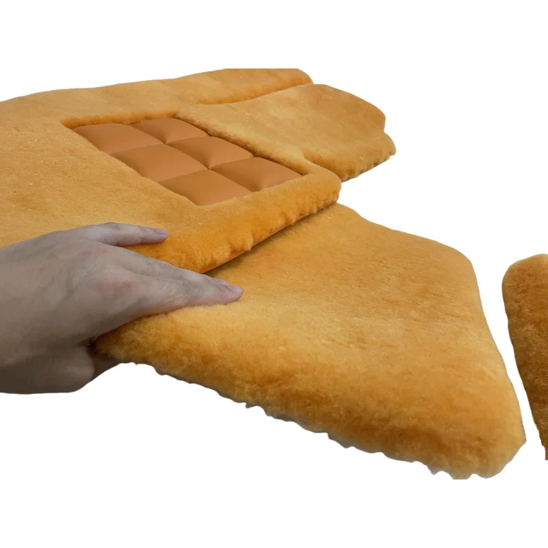 OEM Luxury 100% Australian Wool Waterproof/Dustproof Non-slip Full Set Car Mats For Rolls-Royce Cullinan