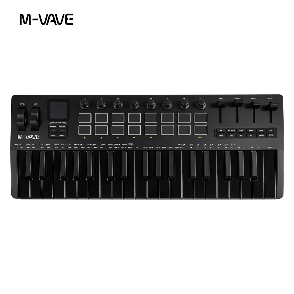 SMK37 PRO / M-VAVE MIDIキーボード Se138a8ae97ba4140bb34fde69af9c