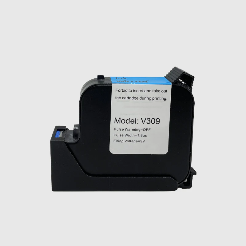 خرطوشة حبر ويلايتا الإيكولوجي المذيب - حبر متعدد الألوان سريع الجفاف 25.4 مم للطابعات المحمولة - 600 نقطة في البوصة محمول (غير مشفر)